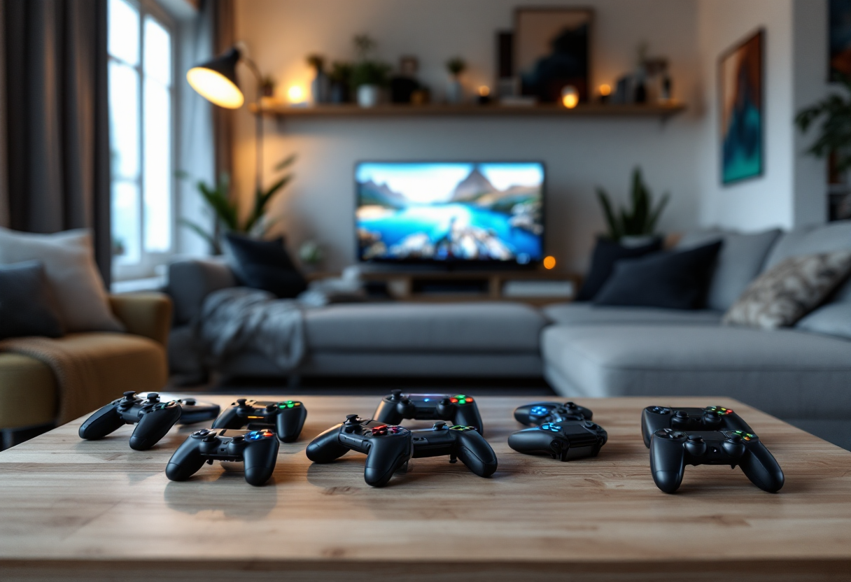 Variety of handheld gaming consoles for gamers