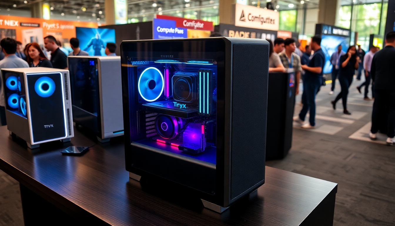 tryx unveils innovative pc cases at computex 2025 1748352408