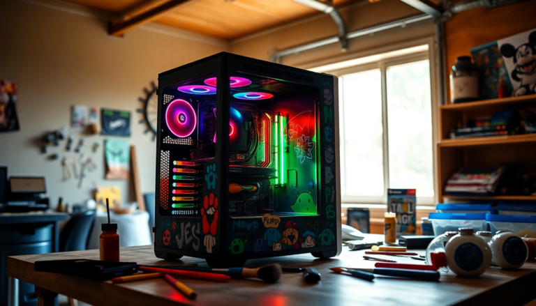 creative diy customizing a gaming pc case for kids 1750327662