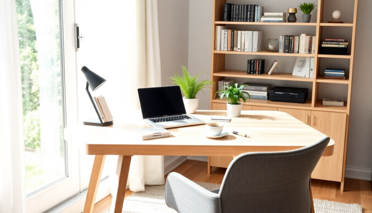 maximizing small home office spaces with stylish desk setups 1750663813