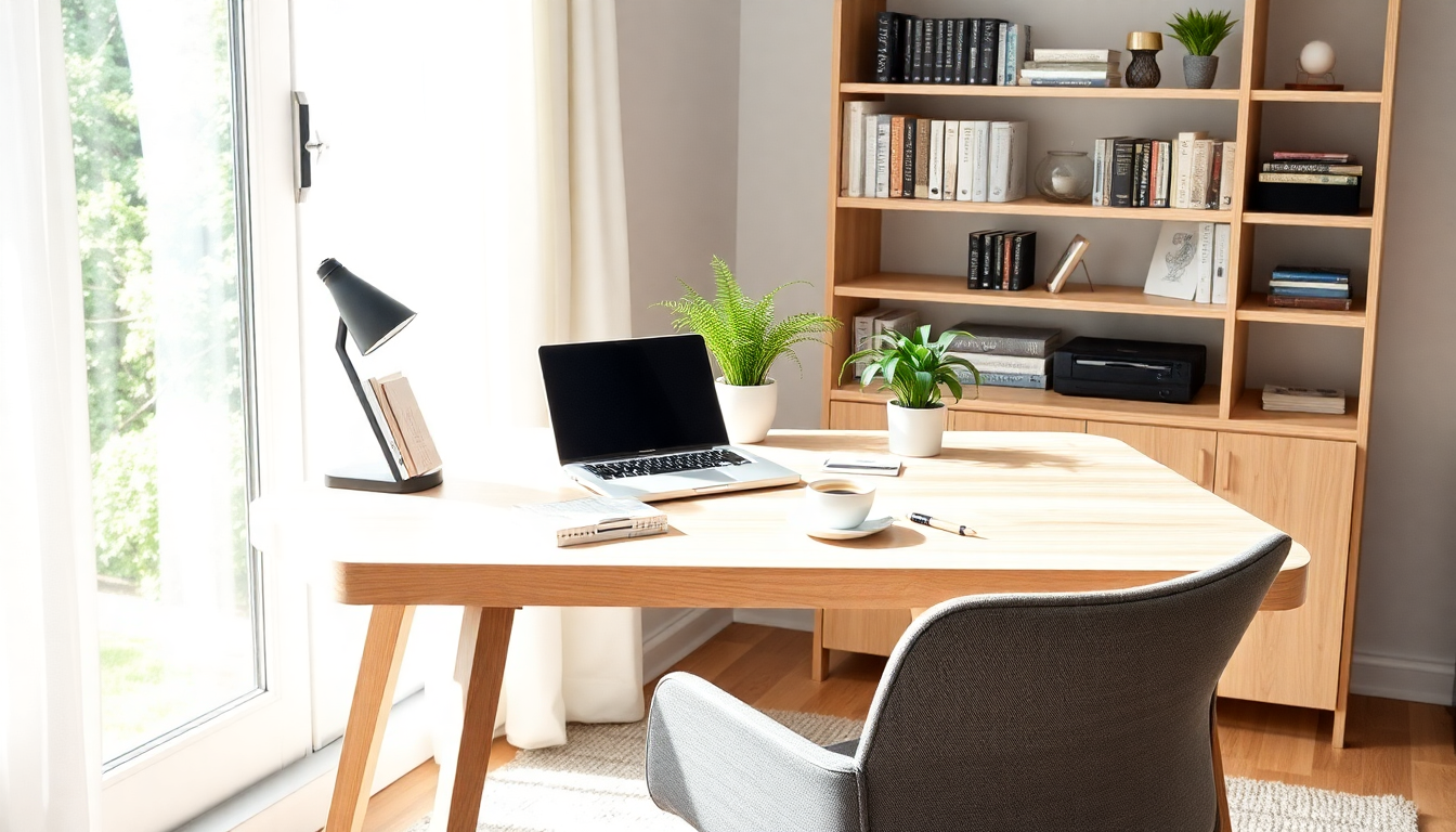 maximizing small home office spaces with stylish desk setups 1750663813
