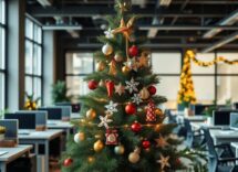 creative ideas to elevate your office christmas tree decoration 1765405968