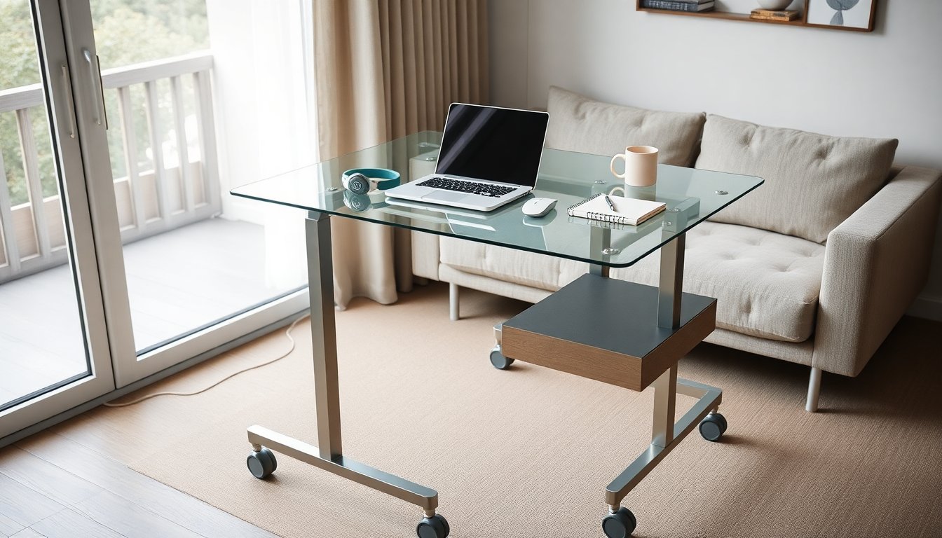 how to pick the best rolling glass computer desk for your space 1772464429