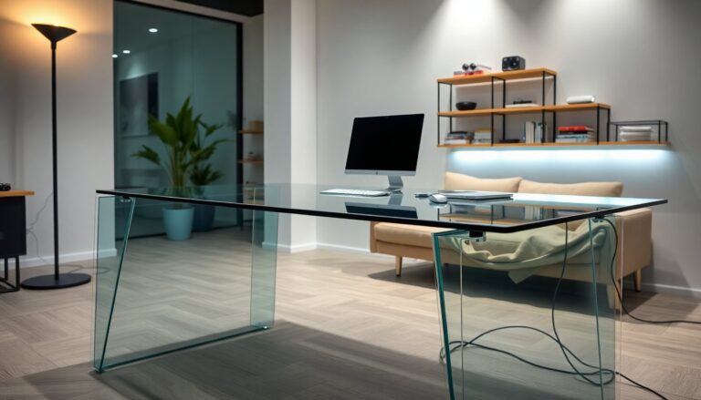 large glass computer desk ideas for modern workspaces and gaming setups 1772766832
