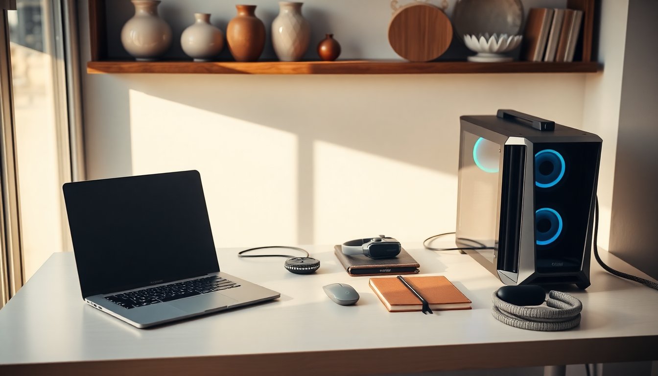 How to build a compact hybrid workspace for remote work and gaming