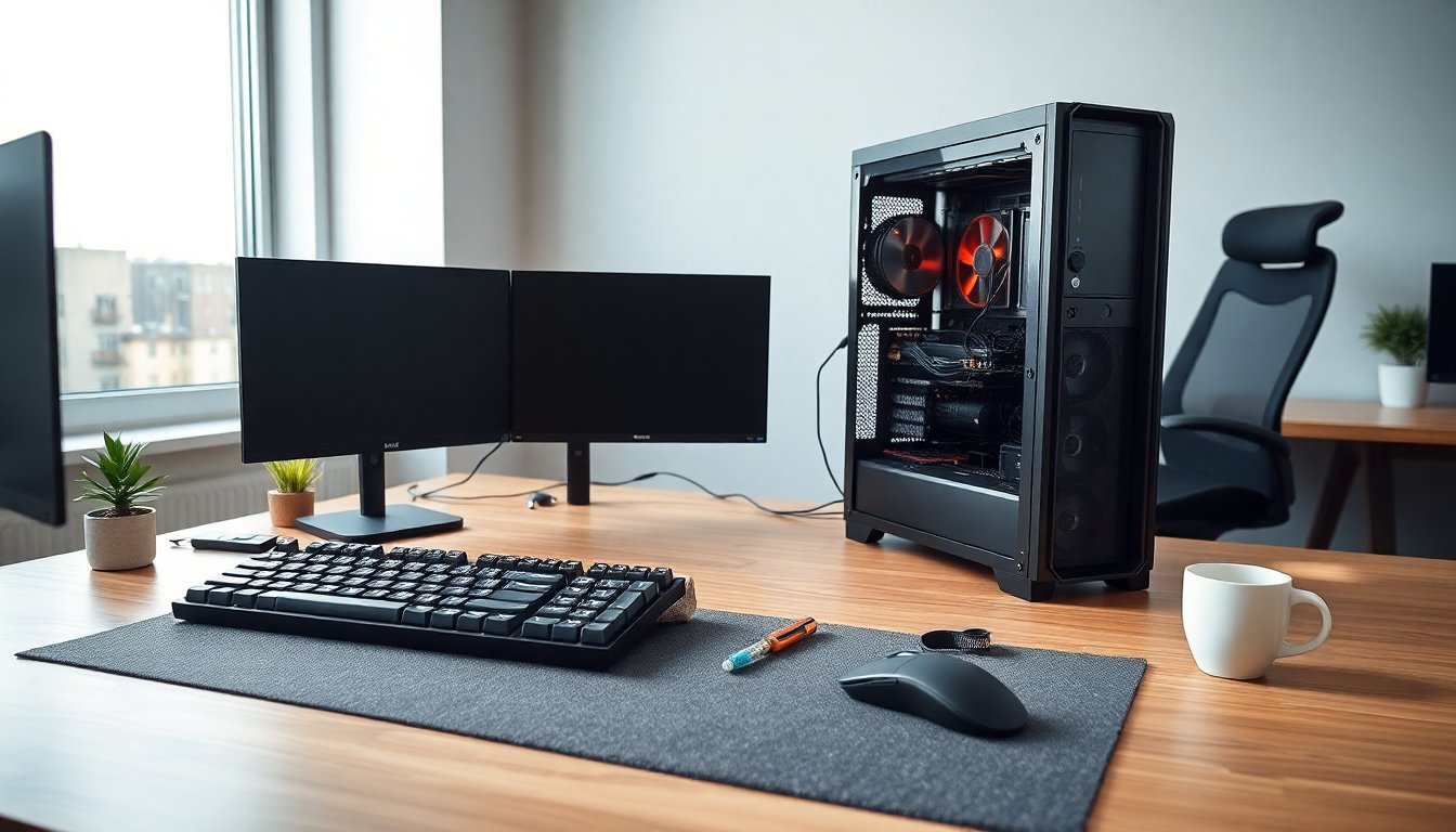 Optimize your workspace with PC builds, gaming setups, and ergonomics