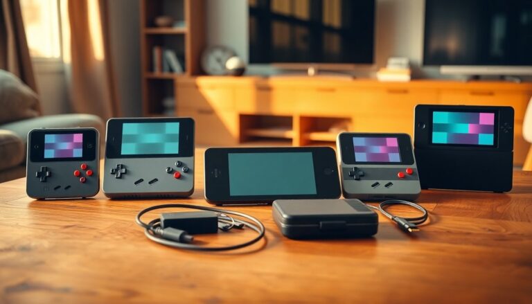 Top horizontal handheld retro consoles for comfort and performance
