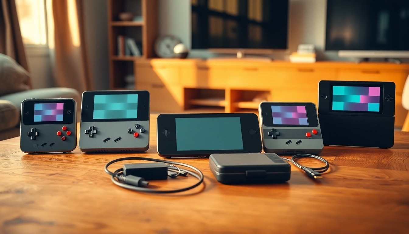 Top horizontal handheld retro consoles for comfort and performance